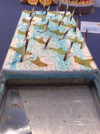 Swimmingpool Schnitte